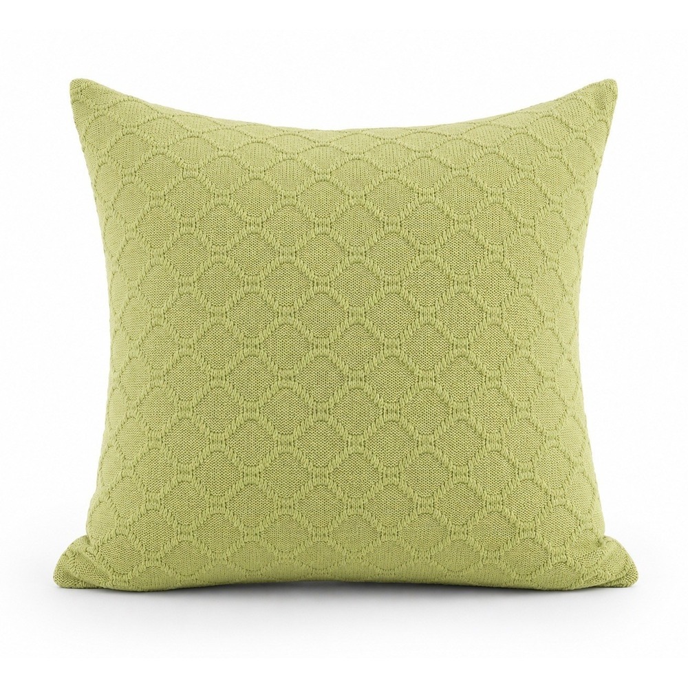 Inhabit Surround Yourself Pillow Cover 18x19 Celery Green Bamboo Organic Cotton